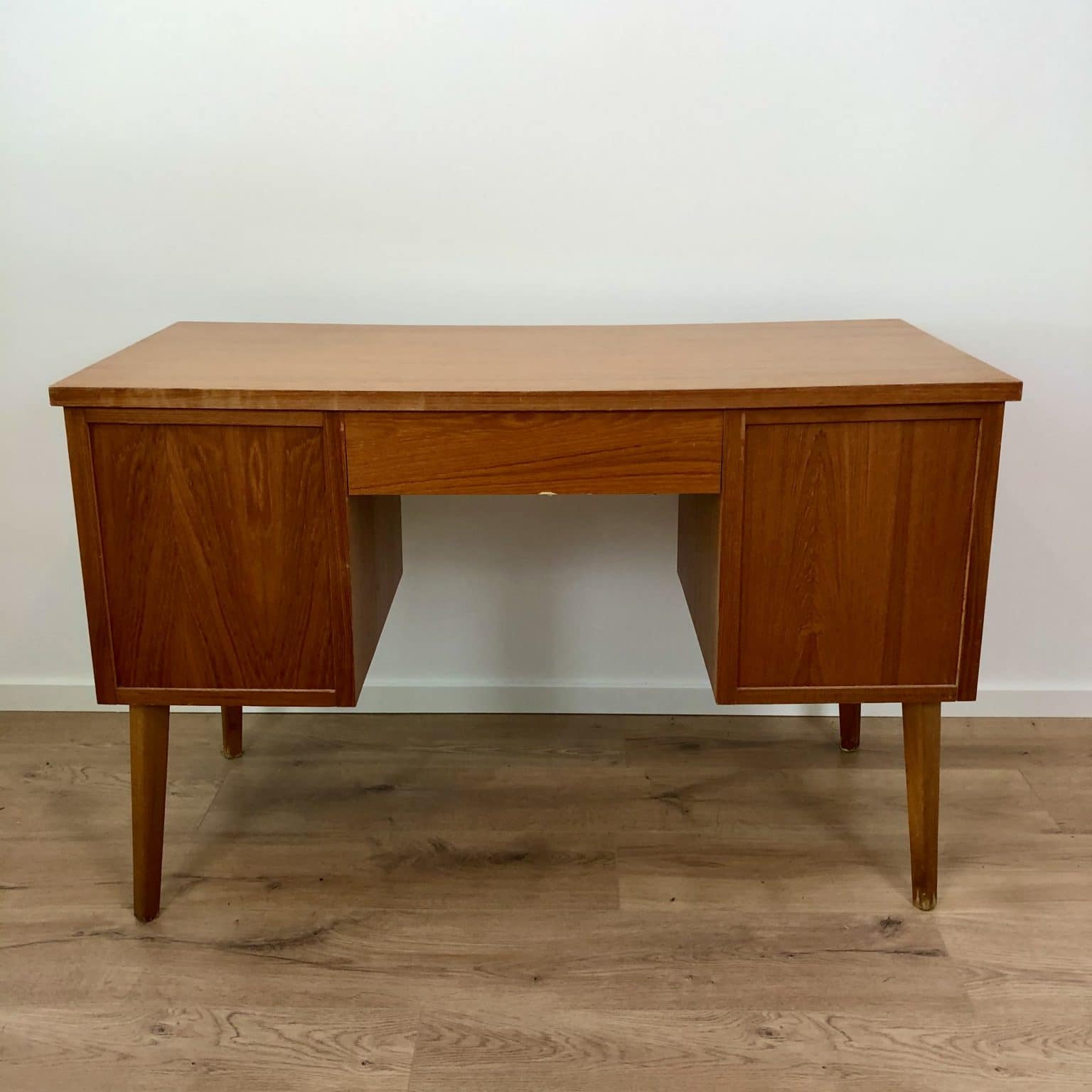 Teak houten bureau UitZweden